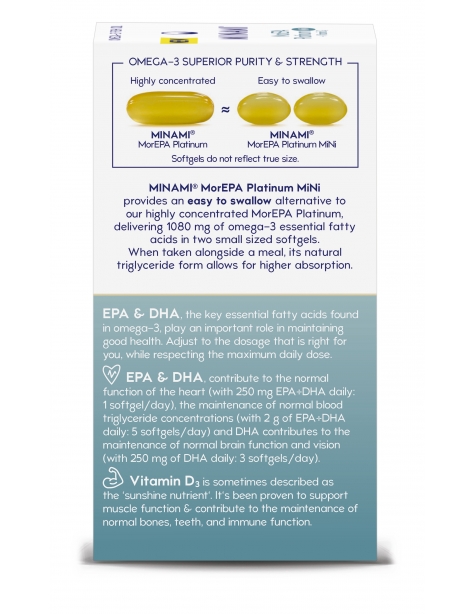 MorEPA Platinum MINI omega-3 halolaj