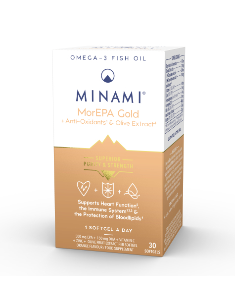MorEPA Gold omega-3 halolaj + antioxidánsok + olíva kivonat